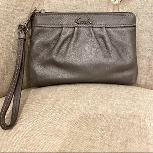 Coach Silver Wristlet